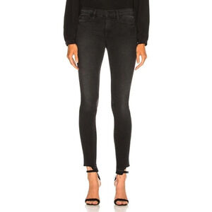 Frame Women's Le Skinny De Jeanne Frayed Step Hem Jeans‎ in Micoy Size 28